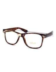 New Vintage Buddy Wayfarer Leopard Frame Glasses