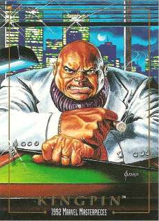 KINGPIN   MARVEL MASTERPIECES TRADING CARDS 92  