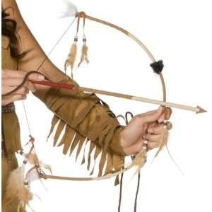 Lets Party By Smiffys USA Indian Bow & Arrow Set / Brown   One Size