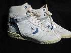 Vtg Converse Cons HPV Size 9 White Athletic Basketball shoes snapback 
