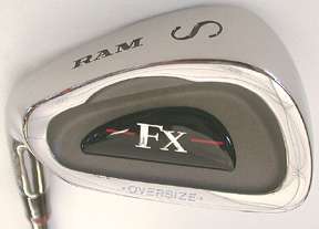 FX Stainless Steel Oversize irons provide 20% more hitting surface 