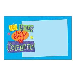 Its Your Day to Celebrate Enclosure Cards Pack of 50 [Health and 