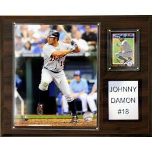  MLB Johnny Damon Detroit Tigers Player Plaque Sports 