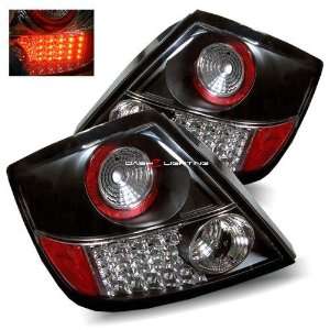  04 07 Scion tC LED Tail Lights   Black Automotive