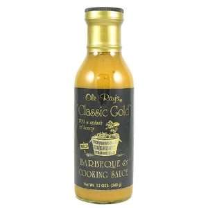   Ole Rays Classic Gold BBQ and Cooking Sauce, 12oz. 