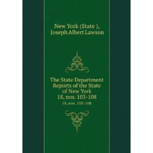  The State Department Reports of the State of New York. 18 