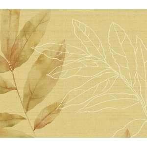 Tan Watercolor Leaves Wallpaper