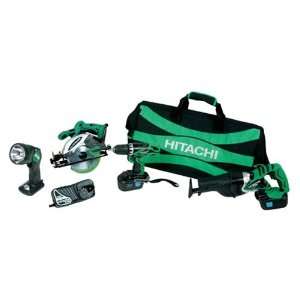 Factory Reconditioned Hitachi KC18DVFRHIT 18V 2.0Ah NiCd 4 Tool Combo 