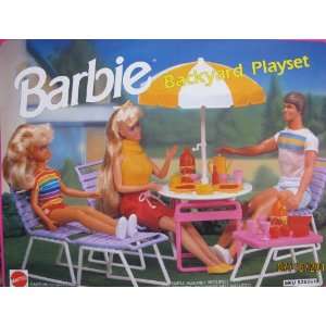   Set w Table, Umbrella & MORE (1992 Arcotoys, Mattel) Toys & Games