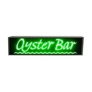 Oyster Bar Simulated Neon Sign 12 x 52
