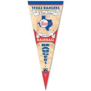 MLB Texas Rangers Pennant   Premium Felt XL Style  Sports 