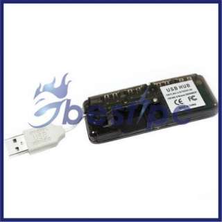   USB 2.0 HUB High Speed 480 Mbps PC Slim Ship Fast Ship From USA  