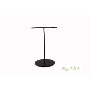 Regal Pak Small Black Necklace Metal Stand   6 1/2w X 5 1/8d X 10 
