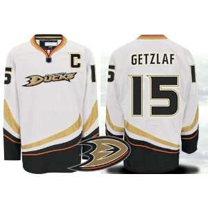 Anaheim Ducks Authentic NHL Jerseys Ryan Getzlaf AWAY White Hockey 