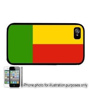 Benin Flag Apple iPhone 4 4S Case Cover Black