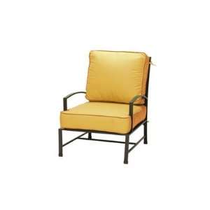  Caluco San Michele Aluminum Cushion Arm Patio Lounge Chair 
