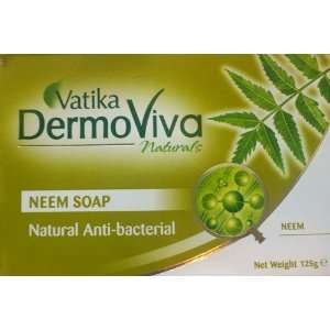  Vatika DermoViva Neem Soap, Natural Anti Bacterial (Pack 
