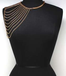 Basketball wives Celebrity inspired wearable body Shoulder Chain 