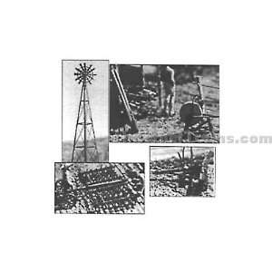  Scale Structures HO Scale Farm Machinery Detail Set 