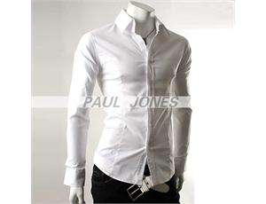 COOL Mens Casual Slim Fit Dress Shirts 4color 3size PJ  