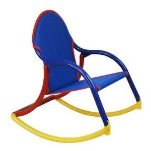  Kids Folding Rocking Chair by Hoohobbers   Blue Baby
