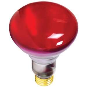  65 Watt Red 130V Medium Base BR30 Bulb (65BR30/R/ATH 