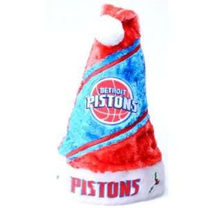   Detroit Pistons NBA Colorblock Himo Plush Santa Hat