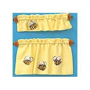  Miniature Bumble Bee Cafe` Curtains sold at Miniatures 