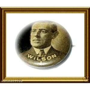  campaign pin pinback button political badge WILSON 5/8 