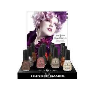 China Glaze Hunger Games 12 color Collection with Display
