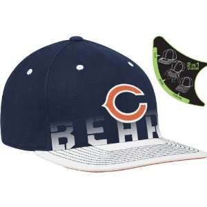  Bears Sideline Player Pro Shape Flat Brim Flex Hat