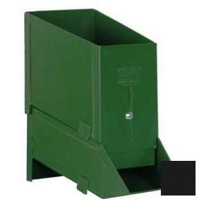 Steel Assembly Bin With Hopper   Black  