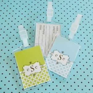  Monogram Acrylic Luggage Tag