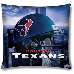 Houston Texans NFL Photo Real Toss Pillow (18x18)  Sports 