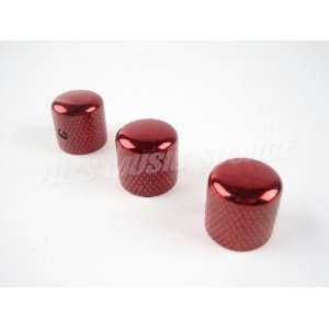 Guitar Knobs Bass Knobs Starlight Red Set of 3 Musical 