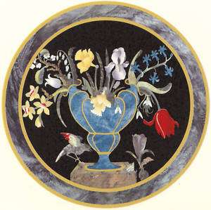 Ceramic Decals VENUS Modern Deco Floral Vase Scene  