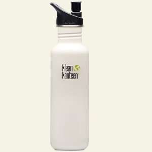    Klean Kanteen 27oz Sport Cap Bottle   White
