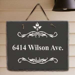  Personalized Filigree Welcome Sign Family Name Wall Sign 