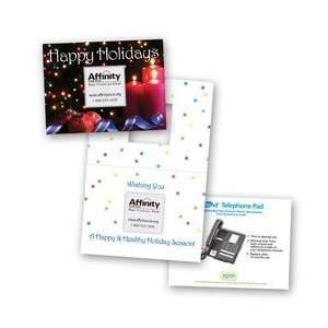  QP 57610    Safe/Ad Happy Holidays Greeting Card [Candles 