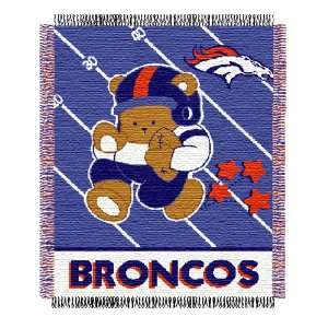 Denver Broncos NFL Triple Woven Jacquard Throw (Baby Series) (36x46)