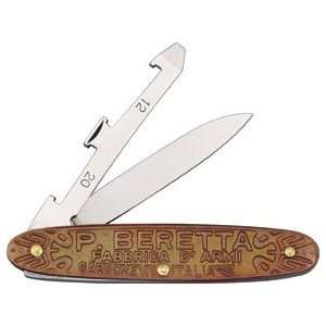 Beretta Knives 490 Single Blade & Choke Tube Tool Coltello Folder with 