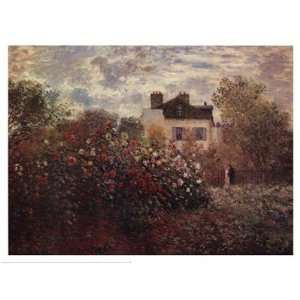   Print With Light Added BRUSHSTROKES Claude Monet 36x27