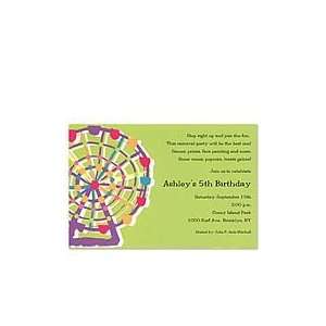  Ferris Wheel Invitation Birthday Party Invitations Health 