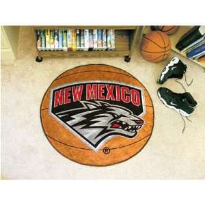  New Mexico Lobos NCAA Basketball Round Floor Mat (29 