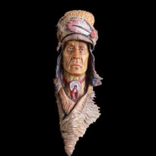   Spirit, Carving, Native American Face, Muzzleloader, Rendezvous  