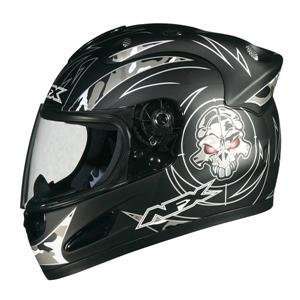  AFX FX 30 Skull Helmet   2X Large/Silver Skull Automotive