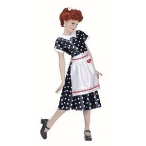  Girls I Love Lucy Polka Dot Costume Toys & Games