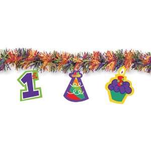  1st Birthday Fringe Garlands   First Cupcake Toys & Games