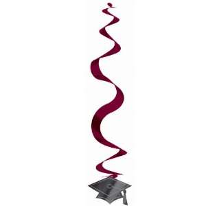   By Amscan Congrats Grad Berry Graduation Hanging Swirl Decorations