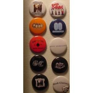   Set of 10 BRAND NEW Good Charlotte One Inch Magnets 